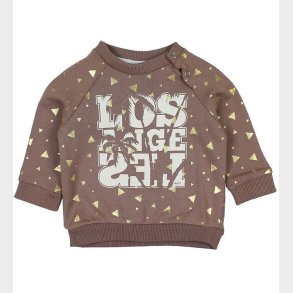 Petit by Sofie Schnoor Sweatshirt - Stvet Lilla m. Guld