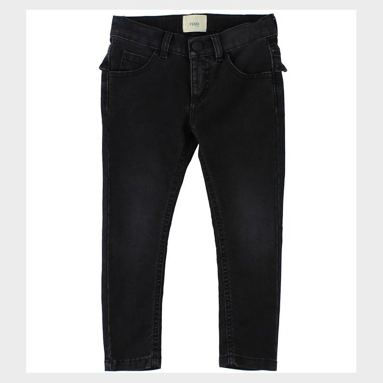 Fendi Kids Jeans - Sort m. Flse
