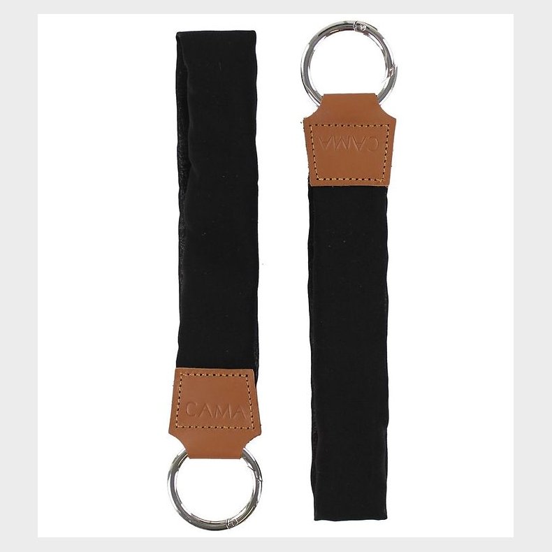 CAMA Copenhagen Strollerclips - Sort m. Brun