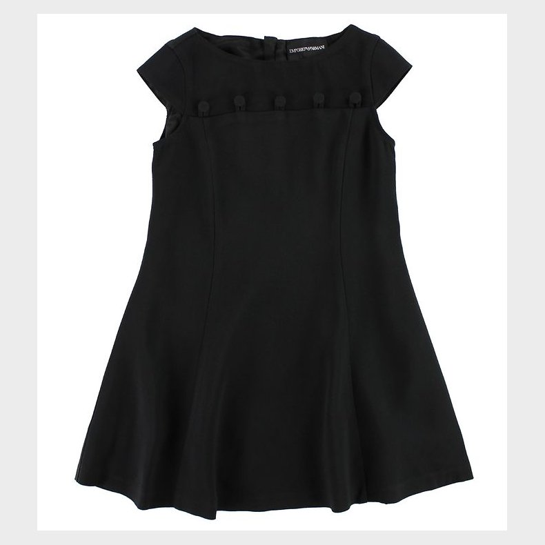 Emporio Armani Kjole - Sort m. Knapper