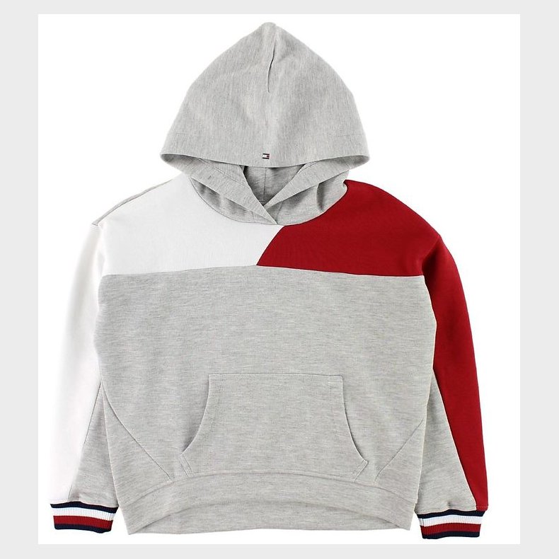 Tommy Hilfiger Httetrje - Grmeleret m. Rd/Hvid