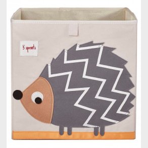 3 Sprouts Opbevaringskasse - 33x33x33 - Pindsvin