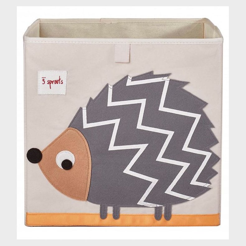 3 Sprouts Opbevaringskasse - 33x33x33 - Pindsvin