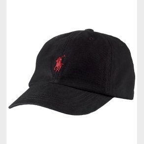 Polo Ralph Lauren Kasket - Sort m. Logo