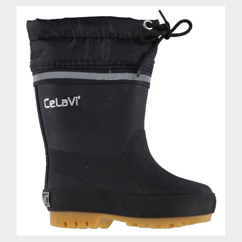 CeLaVi Gummistvler m. For - Sort