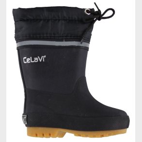 CeLaVi Gummistvler m. For - Sort