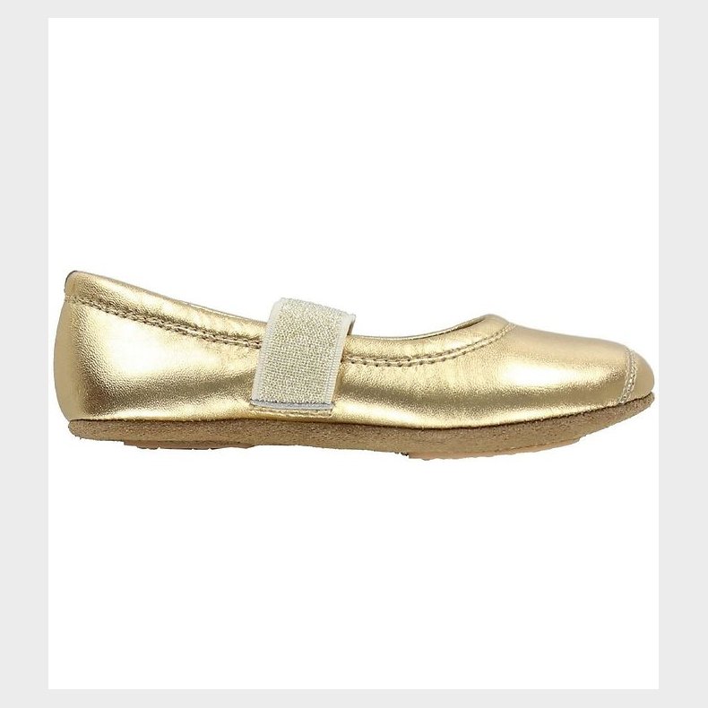 Bisgaard Ballerina Hjemmesko - Guld