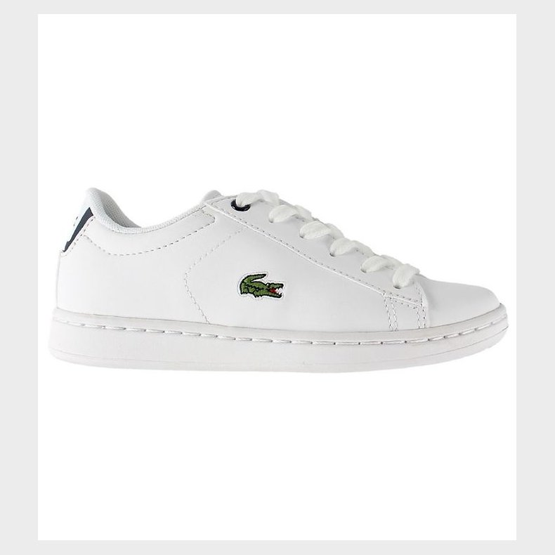 Lacoste Sko - Carnaby - Hvid/Navy m. Snre