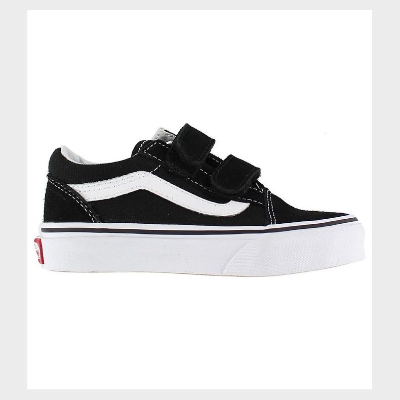 Vans Sko - Old Skool - Sort/Hvid m. Velcro