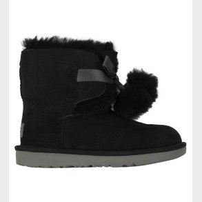 UGG Bamsestvler - Gita - Sort m. Pom Poms