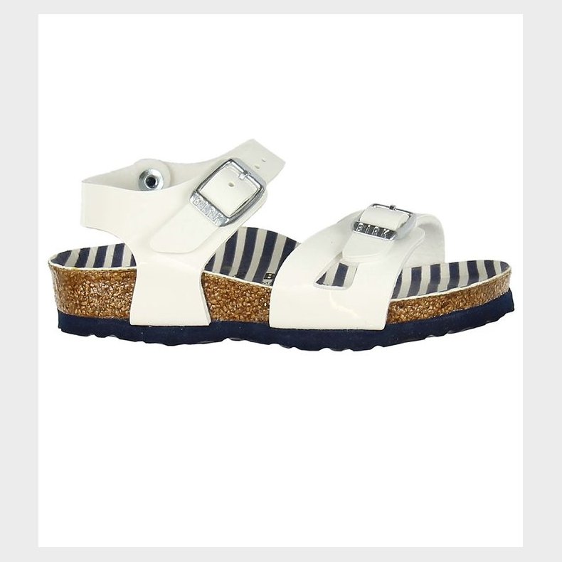 Birkenstock Sandaler - Rio - Nautical Stripes White