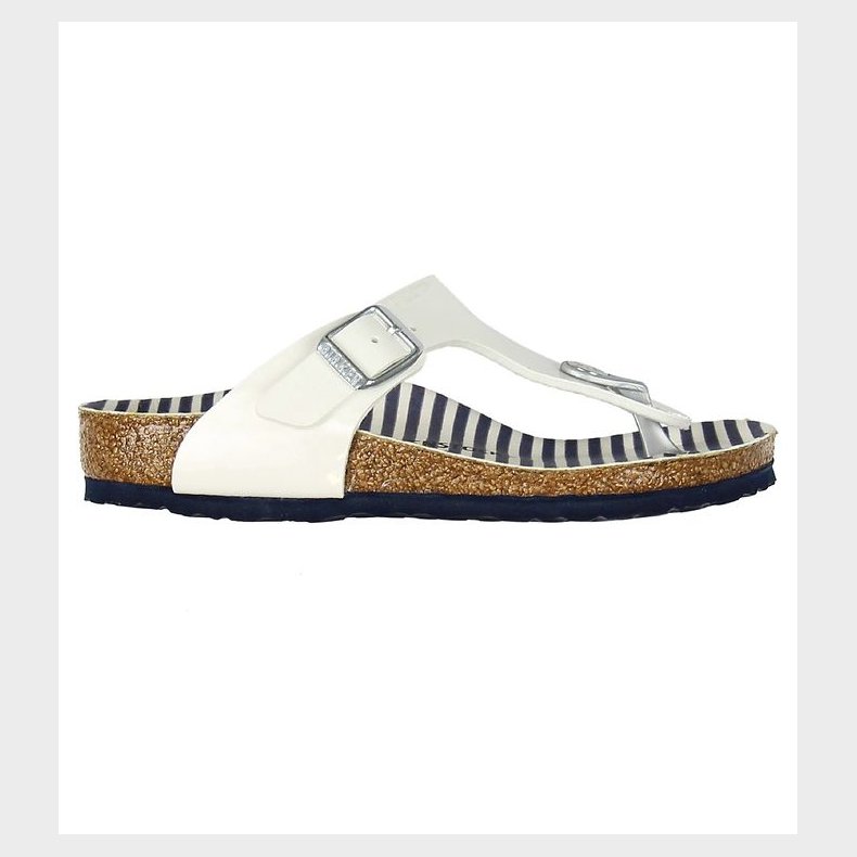 Birkenstock Sandaler - Gizeh - Nautical Stripes White