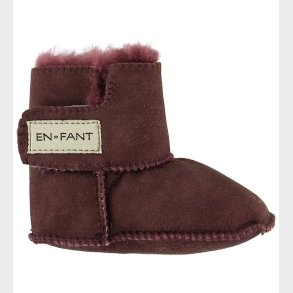 En Fant Lammeskindsfutter m. For - Bordeaux