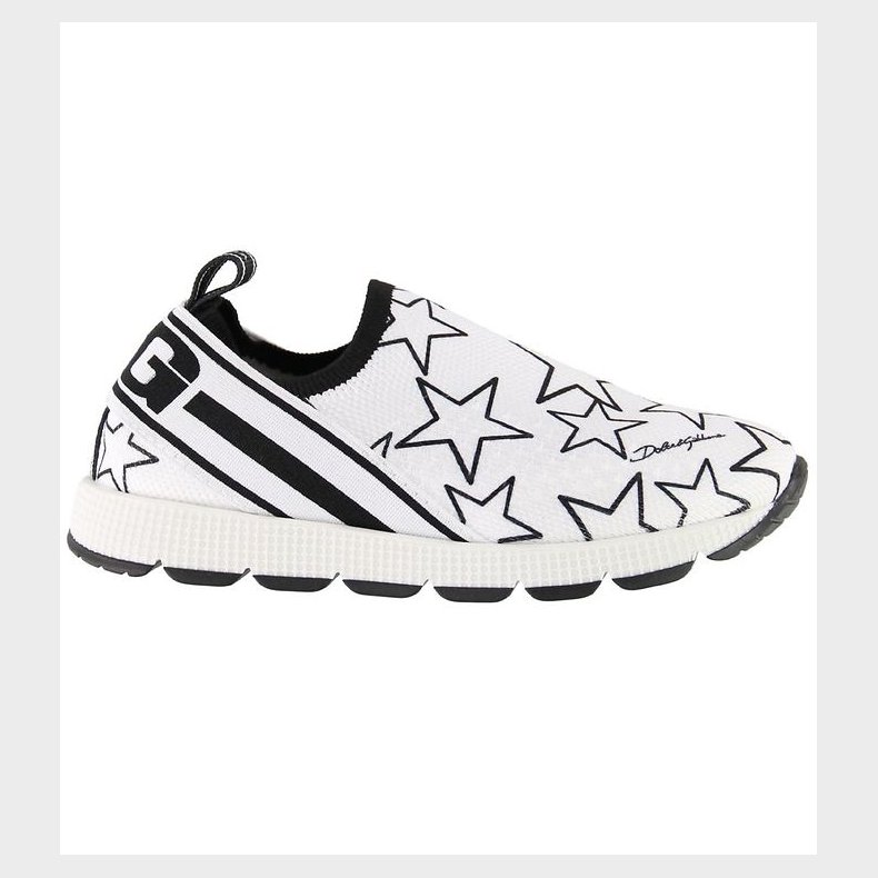 Dolce & Gabbana Sko - Hvid m. Stjerner