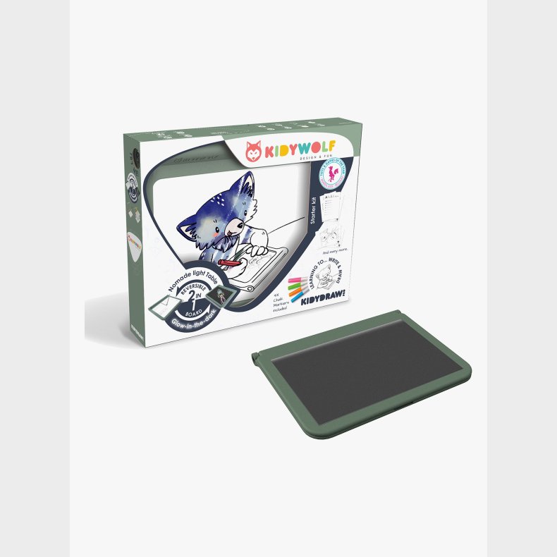 Kidywolf KIDY-DRAW PRO Lysbord Tegn og Lr