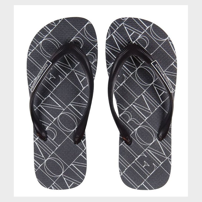 Emporio Armani Klipklapper - Navy m. Mnster