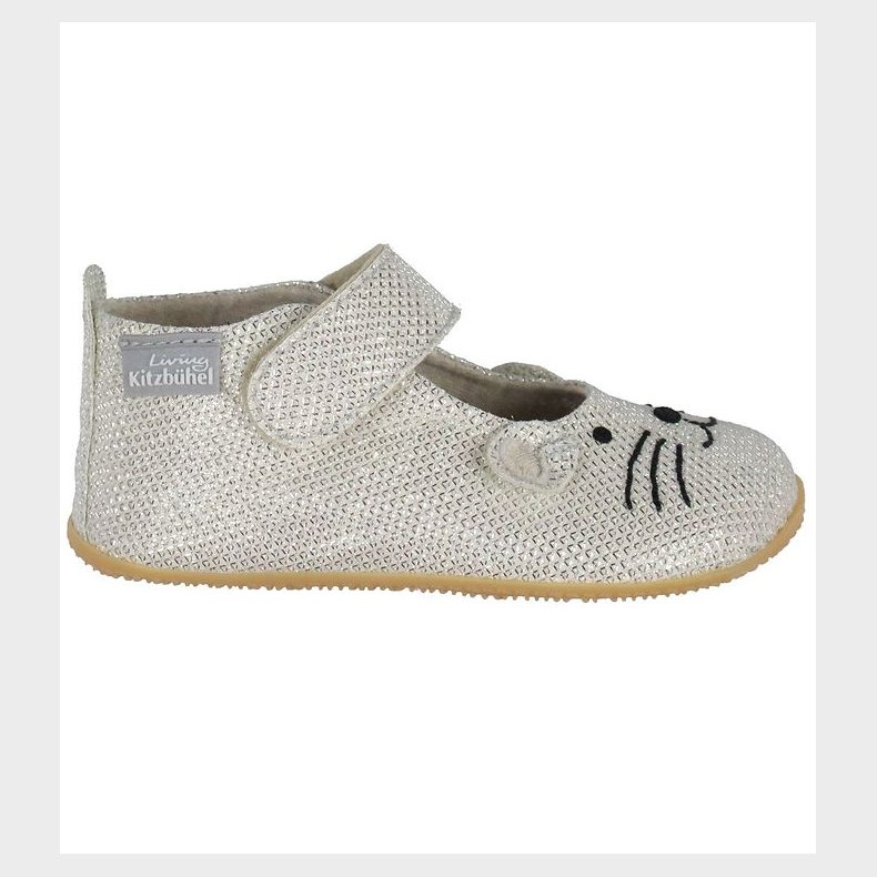 Living Kitzb�hel Ballerina Hjemmesko - S�lv Glimmer m. Mus