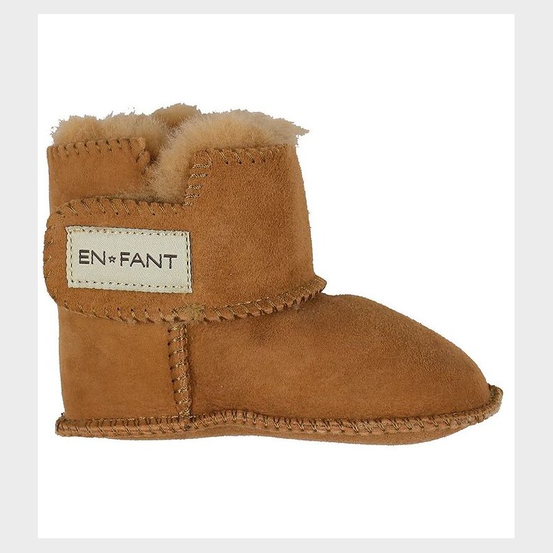 En Fant Lammeskindsfutter m. For - Leather Brown