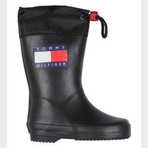 Tommy Hilfiger Gummistvler - Sort