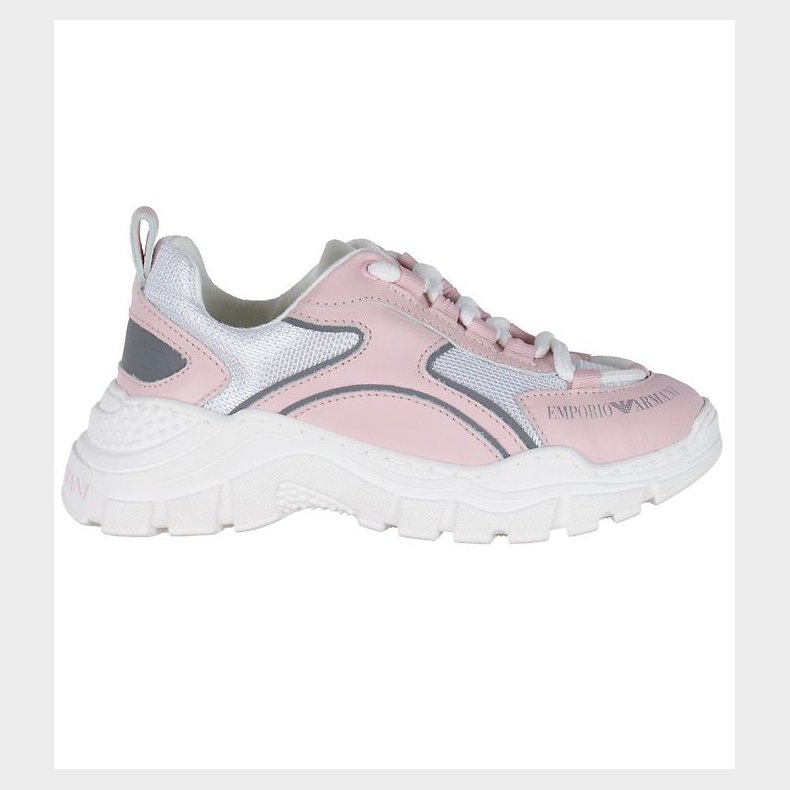 Emporio Armani Sko - Rose/Blanco/Silver