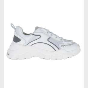 Emporio Armani Sko - Bianco/Silver