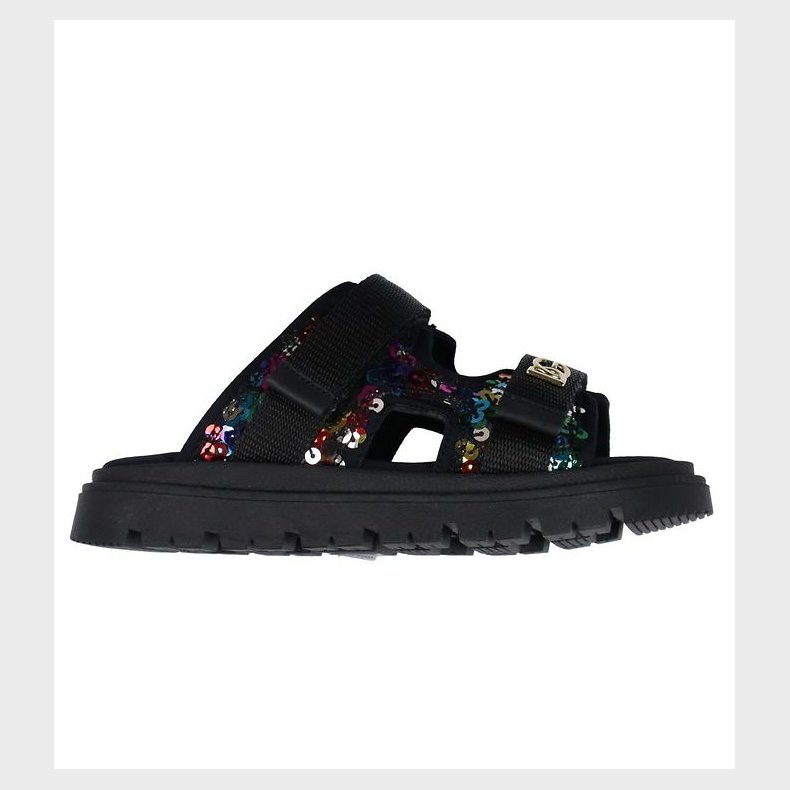 Dolce & Gabbana Sandaler - Sort m. palietter