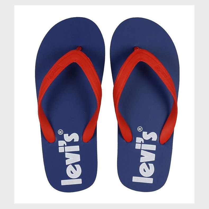 Levis Klipklapper - South Beach 2.0 - Red/Navy