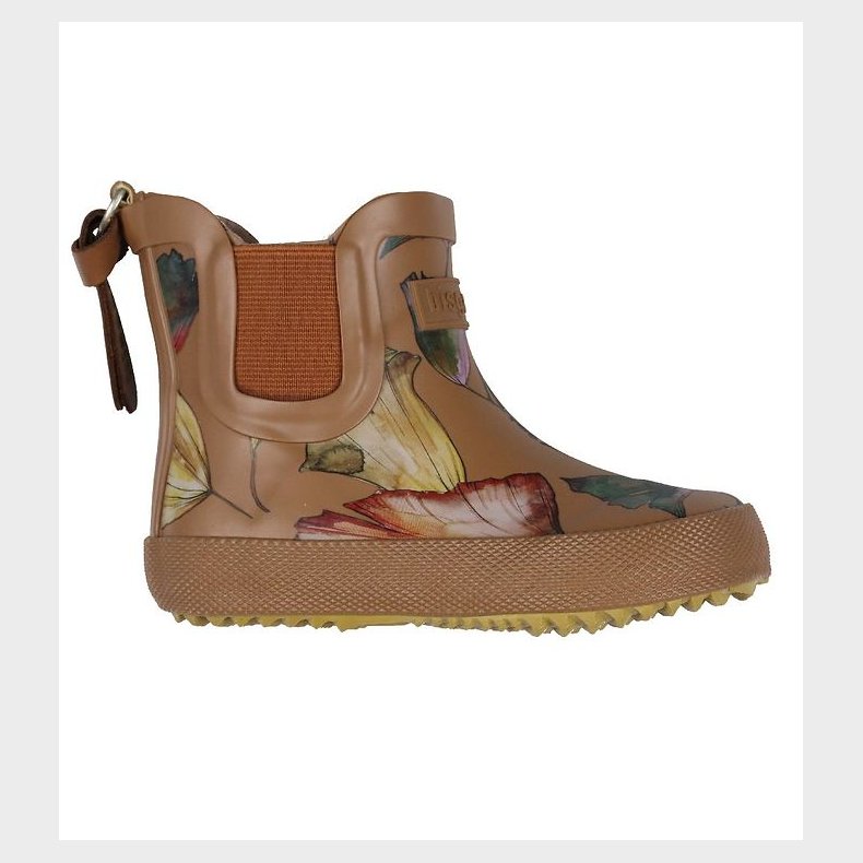 Bisgaard Gummistvler - Kort - Camel Flowers