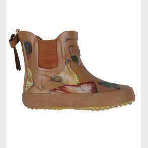 Bisgaard Gummistvler - Kort - Camel Flowers