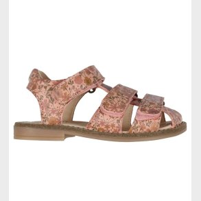 Wheat Sandaler - Addison - Rose Sand Flowers