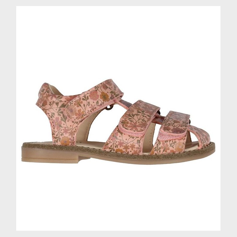 Wheat Sandaler - Addison - Rose Sand Flowers