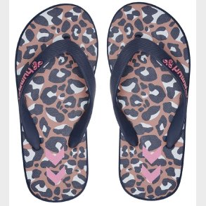 Hummel Klipklapper - Flip Flop Jr. - Black Iris/Leopard