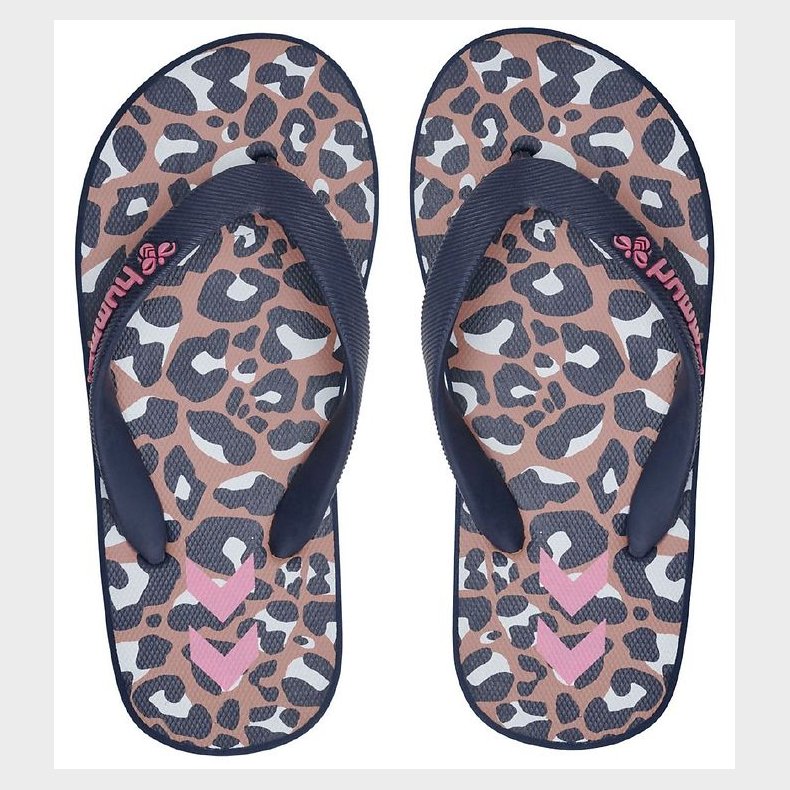 Hummel Klipklapper - Flip Flop Jr. - Black Iris/Leopard
