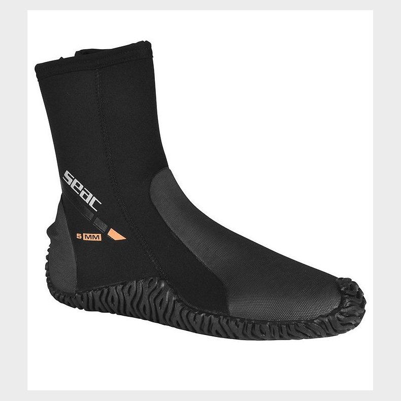 Seac Badesko m. Lynls - Basic HD 5 mm - Sort