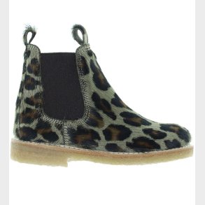 Angulus Stvler - Chelsea - Khaki Leopard m. Pels