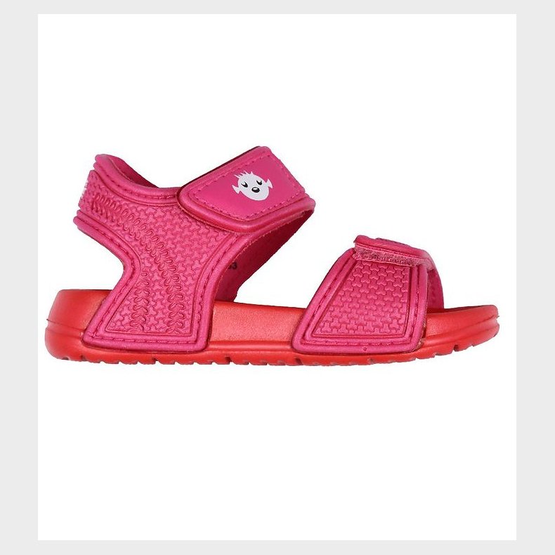 BECO Badesandaler - Pink/Rd