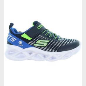 Skechers Sko m. Lys - Twisty Brights - Navy/Blue