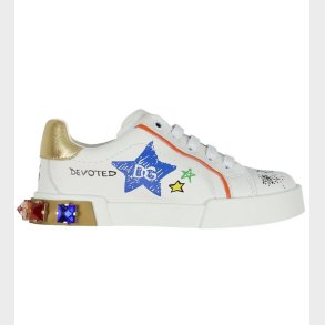 Dolce & Gabbana Sko - Capri - Bianco/Oro