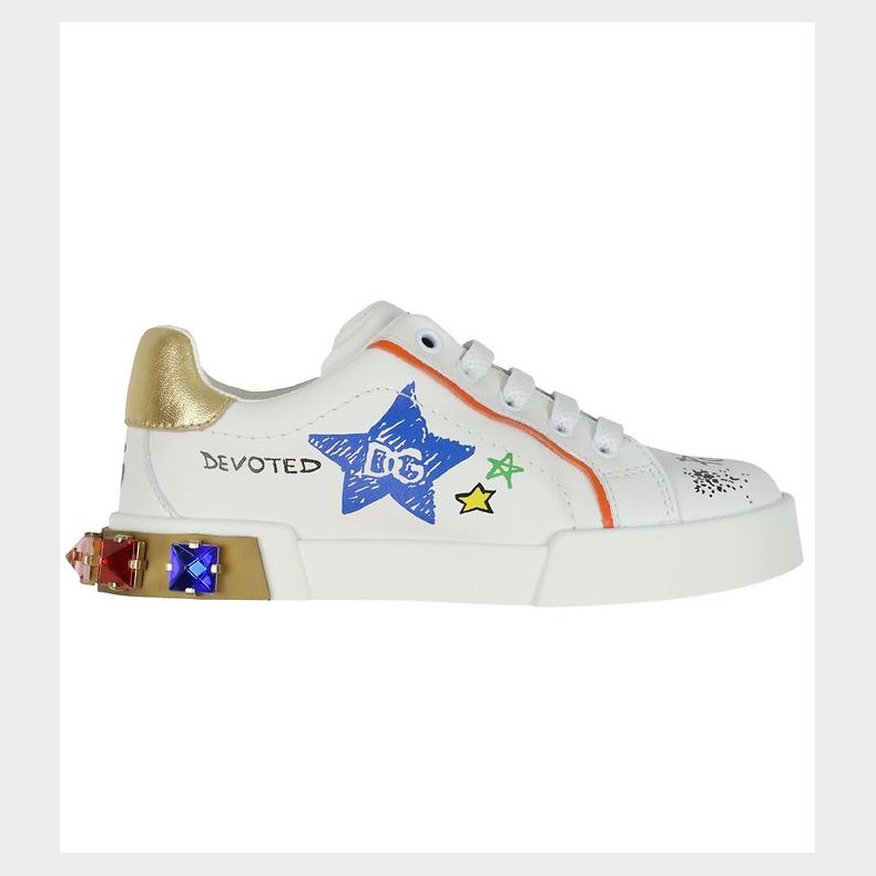 Dolce & Gabbana Sko - Capri - Bianco/Oro