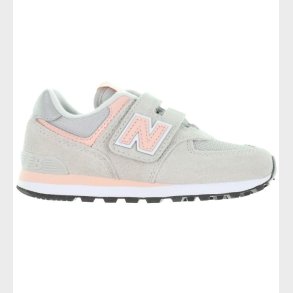 New Balance Sko - 574 - Rain Cloud/Pink Haze