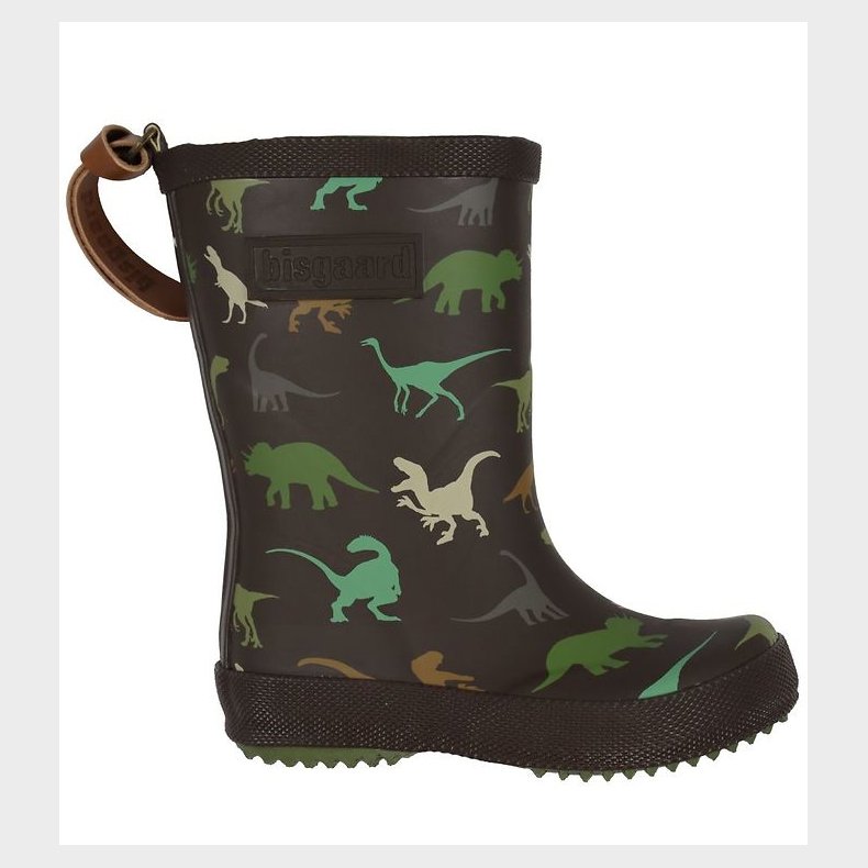 Bisgaard Gummistvler - Basic Rubber - Brown Dino