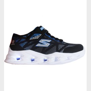 Skechers Sko m. Lys - Vortex 2.0 - Black/Blue
