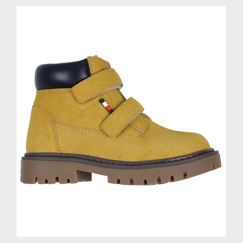 Tommy Hilfiger Stvler - Velcro Bootie - Ocher/Blue