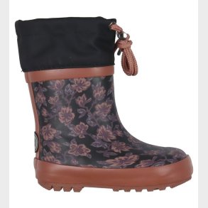 Wheat Gummistvler m. For - Black Magnolia