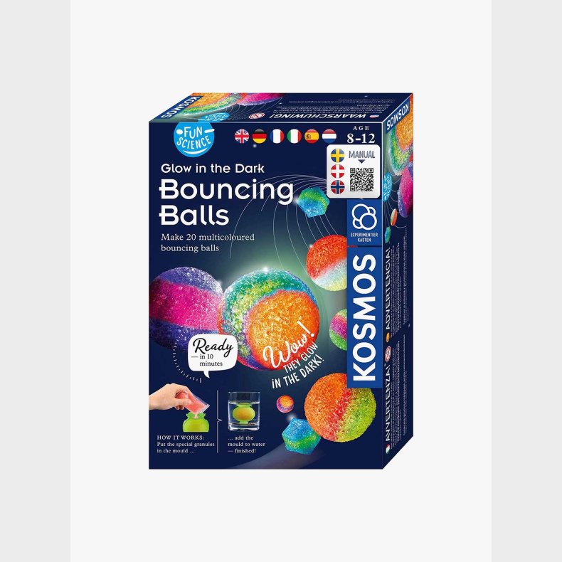 Kosmos Fun Science Eksperimentkasse Selvlysende Hoppebolde