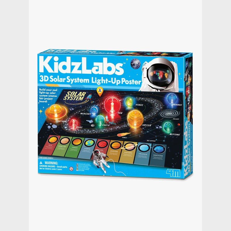 4M KidzLabs Lysende Solsystem