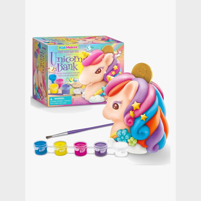 4M KidzMaker DIY-st Mal Din Egen Enhjrningssparegris