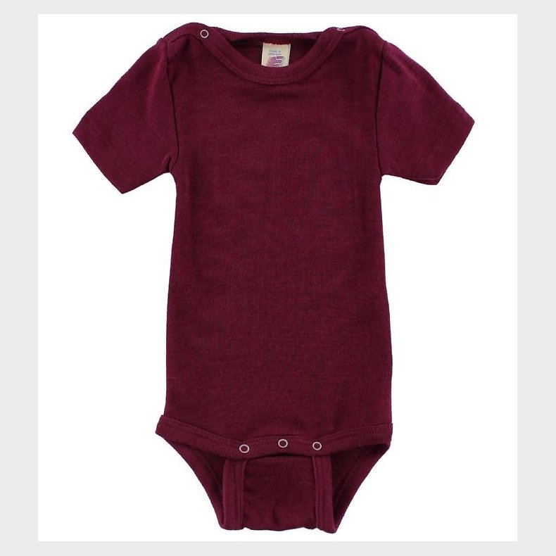 Engel Body k/ - Uld/Silke - Blommelilla