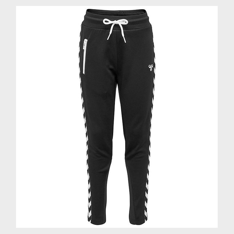 Hummel Bukser - HMLCactus - Sort m. Hvide Vinkler