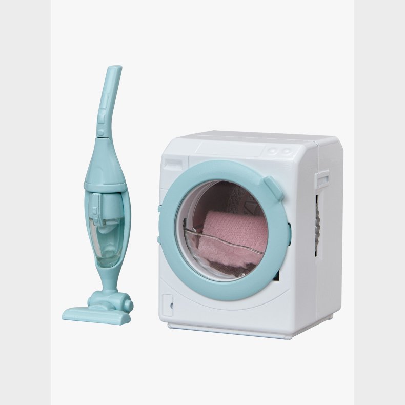 Sylvanian Families Dukkehusm�bler Reng�ringss�t Vaskemaskine &  St�vsuger